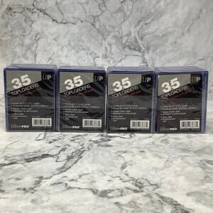 (140) Ultra-PRO 3x4 Regular 35pt Trading Card Toploaders Rigid Cases 4 Lot N4-3